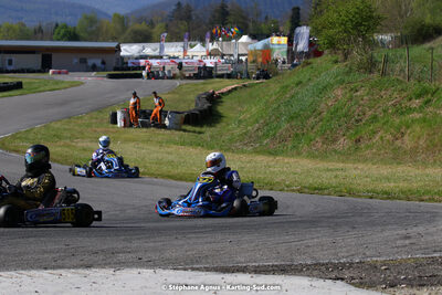 16 & 17/04/2022 : 3ème manche du Championnat du Sud 2022 au circuit d’Aigues-Vives (photos Stéphane Agnus) 2022 — karting