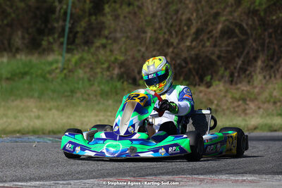 16 & 17/04/2022 : 3ème manche du Championnat du Sud 2022 au circuit d’Aigues-Vives (photos Stéphane Agnus) 2022 — karting