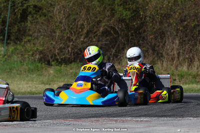 16 & 17/04/2022 : 3ème manche du Championnat du Sud 2022 au circuit d’Aigues-Vives (photos Stéphane Agnus) 2022 — karting