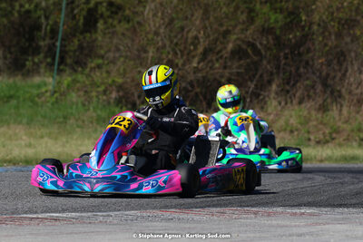 16 & 17/04/2022 : 3ème manche du Championnat du Sud 2022 au circuit d’Aigues-Vives (photos Stéphane Agnus) 2022 — karting