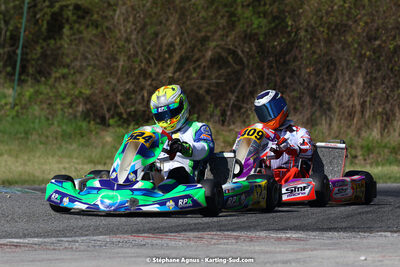 16 & 17/04/2022 : 3ème manche du Championnat du Sud 2022 au circuit d’Aigues-Vives (photos Stéphane Agnus) 2022 — karting