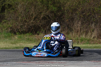 16 & 17/04/2022 : 3ème manche du Championnat du Sud 2022 au circuit d’Aigues-Vives (photos Stéphane Agnus) 2022 — karting