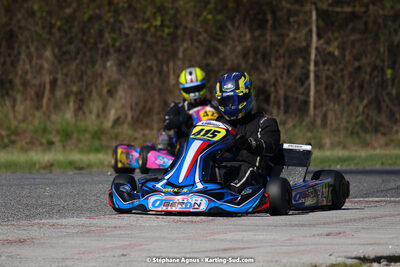 16 & 17/04/2022 : 3ème manche du Championnat du Sud 2022 au circuit d’Aigues-Vives (photos Stéphane Agnus) 2022 — karting