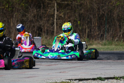 16 & 17/04/2022 : 3ème manche du Championnat du Sud 2022 au circuit d’Aigues-Vives (photos Stéphane Agnus) 2022 — karting