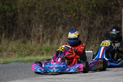 16 & 17/04/2022 : 3ème manche du Championnat du Sud 2022 au circuit d’Aigues-Vives (photos Stéphane Agnus) 2022 — karting