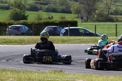 16 & 17/04/2022 : 3ème manche du Championnat du Sud 2022 au circuit d’Aigues-Vives (photos Stéphane Agnus) 2022 — karting