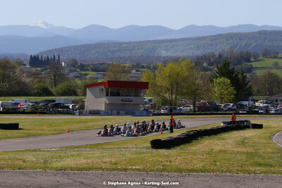 16 & 17/04/2022 : 3ème manche du Championnat du Sud 2022 au circuit d’Aigues-Vives (photos Stéphane Agnus) 2022 — karting