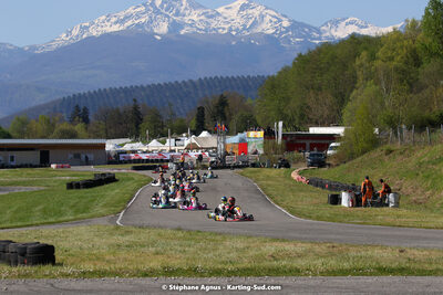 16 & 17/04/2022 : 3ème manche du Championnat du Sud 2022 au circuit d’Aigues-Vives (photos Stéphane Agnus) 2022 — karting