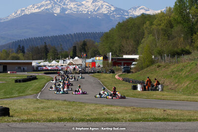 16 & 17/04/2022 : 3ème manche du Championnat du Sud 2022 au circuit d’Aigues-Vives (photos Stéphane Agnus) 2022 — karting