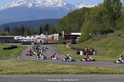 16 & 17/04/2022 : 3ème manche du Championnat du Sud 2022 au circuit d’Aigues-Vives (photos Stéphane Agnus) 2022 — karting