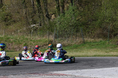 16 & 17/04/2022 : 3ème manche du Championnat du Sud 2022 au circuit d’Aigues-Vives (photos Stéphane Agnus) 2022 — karting