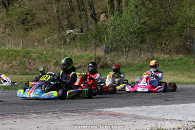 16 & 17/04/2022 : 3ème manche du Championnat du Sud 2022 au circuit d’Aigues-Vives (photos Stéphane Agnus) 2022 — karting