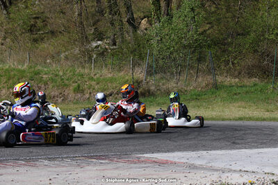 16 & 17/04/2022 : 3ème manche du Championnat du Sud 2022 au circuit d’Aigues-Vives (photos Stéphane Agnus) 2022 — karting