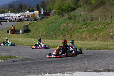 16 & 17/04/2022 : 3ème manche du Championnat du Sud 2022 au circuit d’Aigues-Vives (photos Stéphane Agnus) 2022 — karting