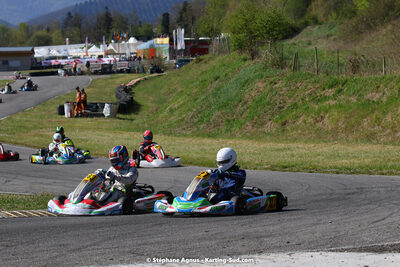 16 & 17/04/2022 : 3ème manche du Championnat du Sud 2022 au circuit d’Aigues-Vives (photos Stéphane Agnus) 2022 — karting