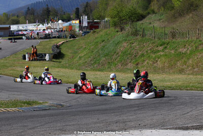 16 & 17/04/2022 : 3ème manche du Championnat du Sud 2022 au circuit d’Aigues-Vives (photos Stéphane Agnus) 2022 — karting