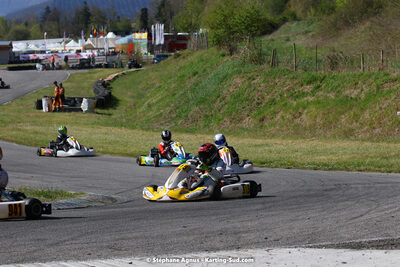 16 & 17/04/2022 : 3ème manche du Championnat du Sud 2022 au circuit d’Aigues-Vives (photos Stéphane Agnus) 2022 — karting