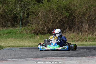 16 & 17/04/2022 : 3ème manche du Championnat du Sud 2022 au circuit d’Aigues-Vives (photos Stéphane Agnus) 2022 — karting