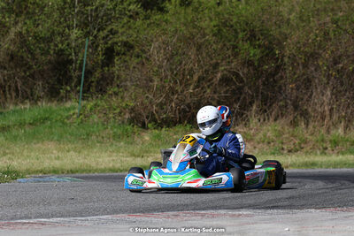 16 & 17/04/2022 : 3ème manche du Championnat du Sud 2022 au circuit d’Aigues-Vives (photos Stéphane Agnus) 2022 — karting