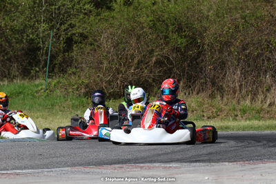 16 & 17/04/2022 : 3ème manche du Championnat du Sud 2022 au circuit d’Aigues-Vives (photos Stéphane Agnus) 2022 — karting