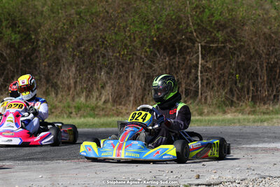 16 & 17/04/2022 : 3ème manche du Championnat du Sud 2022 au circuit d’Aigues-Vives (photos Stéphane Agnus) 2022 — karting