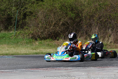 16 & 17/04/2022 : 3ème manche du Championnat du Sud 2022 au circuit d’Aigues-Vives (photos Stéphane Agnus) 2022 — karting