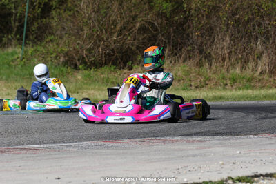 16 & 17/04/2022 : 3ème manche du Championnat du Sud 2022 au circuit d’Aigues-Vives (photos Stéphane Agnus) 2022 — karting