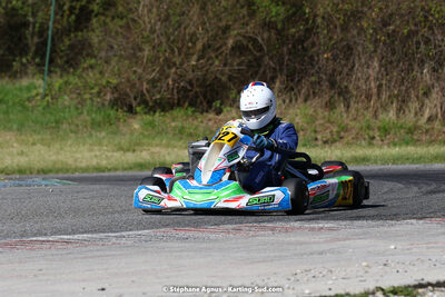 16 & 17/04/2022 : 3ème manche du Championnat du Sud 2022 au circuit d’Aigues-Vives (photos Stéphane Agnus) 2022 — karting