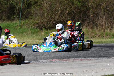 16 & 17/04/2022 : 3ème manche du Championnat du Sud 2022 au circuit d’Aigues-Vives (photos Stéphane Agnus) 2022 — karting