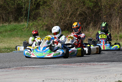 16 & 17/04/2022 : 3ème manche du Championnat du Sud 2022 au circuit d’Aigues-Vives (photos Stéphane Agnus) 2022 — karting