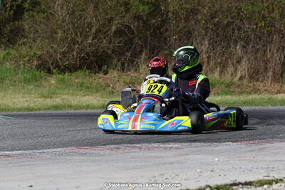 16 & 17/04/2022 : 3ème manche du Championnat du Sud 2022 au circuit d’Aigues-Vives (photos Stéphane Agnus) 2022 — karting