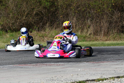 16 & 17/04/2022 : 3ème manche du Championnat du Sud 2022 au circuit d’Aigues-Vives (photos Stéphane Agnus) 2022 — karting