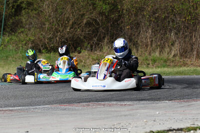 16 & 17/04/2022 : 3ème manche du Championnat du Sud 2022 au circuit d’Aigues-Vives (photos Stéphane Agnus) 2022 — karting