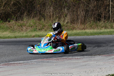 16 & 17/04/2022 : 3ème manche du Championnat du Sud 2022 au circuit d’Aigues-Vives (photos Stéphane Agnus) 2022 — karting