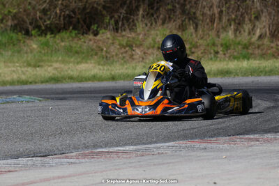 16 & 17/04/2022 : 3ème manche du Championnat du Sud 2022 au circuit d’Aigues-Vives (photos Stéphane Agnus) 2022 — karting