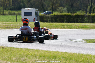 16 & 17/04/2022 : 3ème manche du Championnat du Sud 2022 au circuit d’Aigues-Vives (photos Stéphane Agnus) 2022 — karting