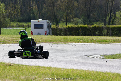 16 & 17/04/2022 : 3ème manche du Championnat du Sud 2022 au circuit d’Aigues-Vives (photos Stéphane Agnus) 2022 — karting