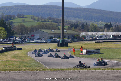 16 & 17/04/2022 : 3ème manche du Championnat du Sud 2022 au circuit d’Aigues-Vives (photos Stéphane Agnus) 2022 — karting