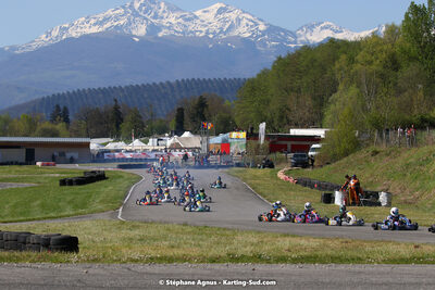 16 & 17/04/2022 : 3ème manche du Championnat du Sud 2022 au circuit d’Aigues-Vives (photos Stéphane Agnus) 2022 — karting