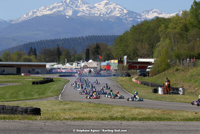 16 & 17/04/2022 : 3ème manche du Championnat du Sud 2022 au circuit d’Aigues-Vives (photos Stéphane Agnus) 2022 — karting