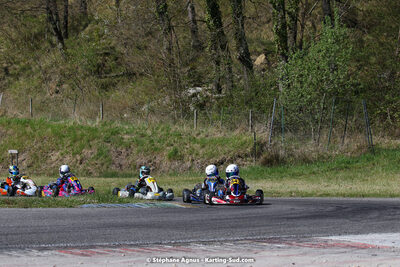 16 & 17/04/2022 : 3ème manche du Championnat du Sud 2022 au circuit d’Aigues-Vives (photos Stéphane Agnus) 2022 — karting