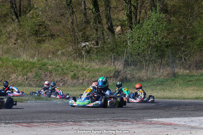 16 & 17/04/2022 : 3ème manche du Championnat du Sud 2022 au circuit d’Aigues-Vives (photos Stéphane Agnus) 2022 — karting