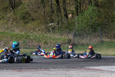 16 & 17/04/2022 : 3ème manche du Championnat du Sud 2022 au circuit d’Aigues-Vives (photos Stéphane Agnus) 2022 — karting