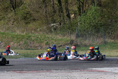 16 & 17/04/2022 : 3ème manche du Championnat du Sud 2022 au circuit d’Aigues-Vives (photos Stéphane Agnus) 2022 — karting