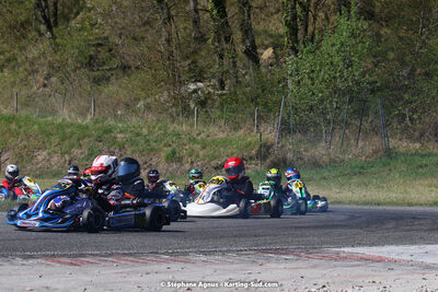 16 & 17/04/2022 : 3ème manche du Championnat du Sud 2022 au circuit d’Aigues-Vives (photos Stéphane Agnus) 2022 — karting