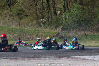 16 & 17/04/2022 : 3ème manche du Championnat du Sud 2022 au circuit d’Aigues-Vives (photos Stéphane Agnus) 2022 — karting
