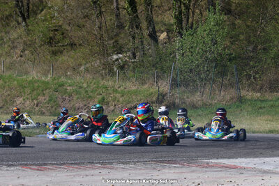 16 & 17/04/2022 : 3ème manche du Championnat du Sud 2022 au circuit d’Aigues-Vives (photos Stéphane Agnus) 2022 — karting