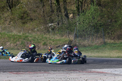 16 & 17/04/2022 : 3ème manche du Championnat du Sud 2022 au circuit d’Aigues-Vives (photos Stéphane Agnus) 2022 — karting