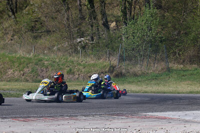 16 & 17/04/2022 : 3ème manche du Championnat du Sud 2022 au circuit d’Aigues-Vives (photos Stéphane Agnus) 2022 — karting