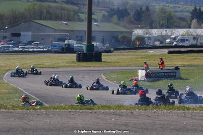 16 & 17/04/2022 : 3ème manche du Championnat du Sud 2022 au circuit d’Aigues-Vives (photos Stéphane Agnus) 2022 — karting